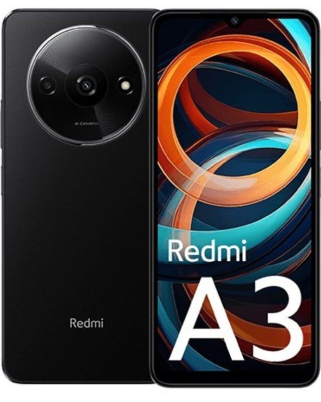 گوشی موبایل شیائومی مدلRedmi A3دوسیم کارت ظرفیت 128،رم4گیگابایت(اکبند)،شارژر